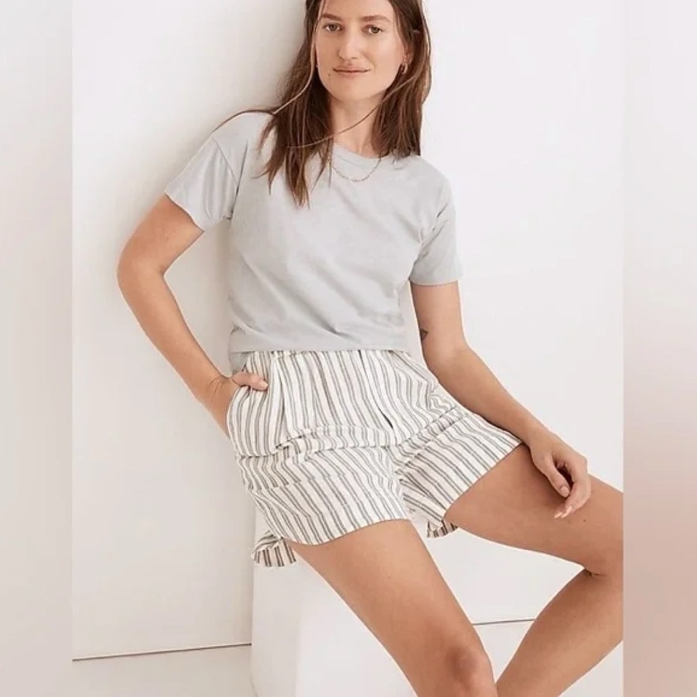 Madewell Super Comfy Stripe Shorts
